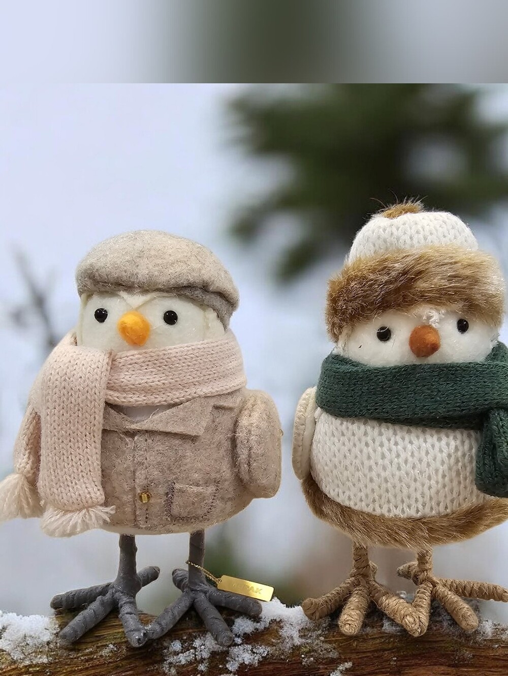 Pair of Winter Target Spritz Birds, Tahoe And Mepak